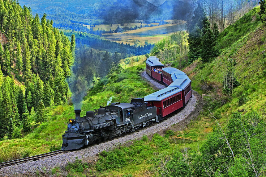 El ferrocarril estadounidense Cumbres & Toltec fue designado como número uno del mundo 